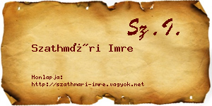 Szathmári Imre névjegykártya
